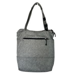 Pacsafe Gray Slingsafe Tote Bag LX200 Zippered RFID Safe Travel Laptop Tablet
